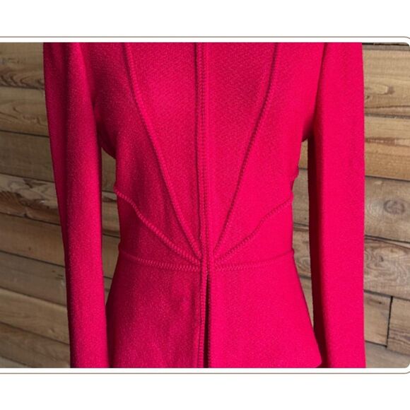 St. John Collection Textured Knit Jacket and Skirt Set.  *note - Picture 3 of 13